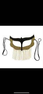 نقاب خفاشی نگیندار اویزدار