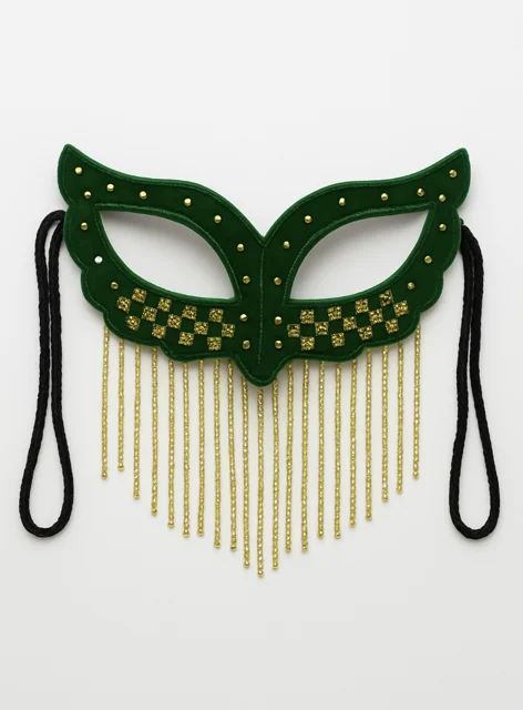 نقاب بالماسکه سبز