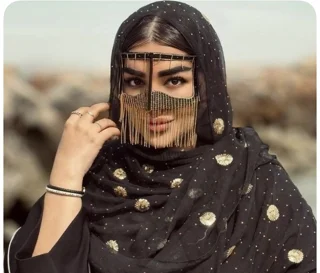 برقع سنتی نقاب بندری