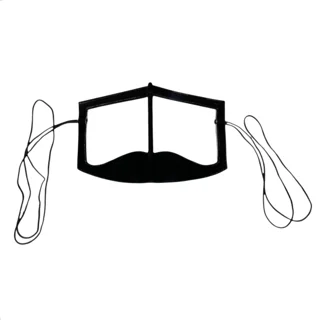 نقاب بندری ساده مشکی